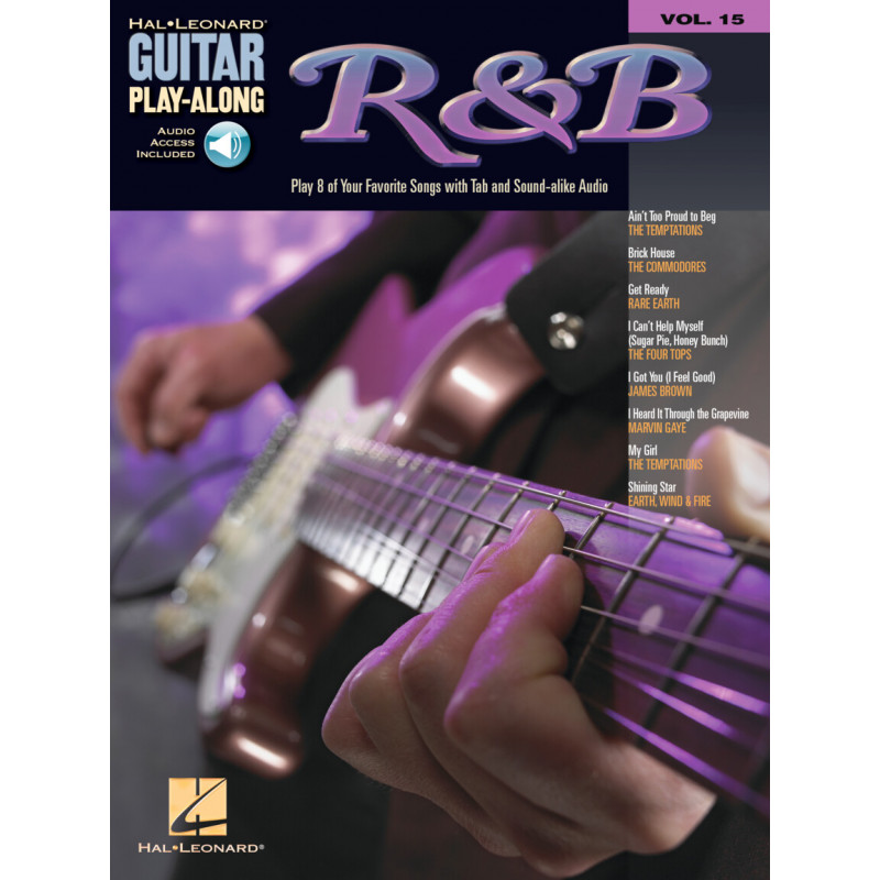 R&B: Guitar Play-Along Volume 15 (book/CD)