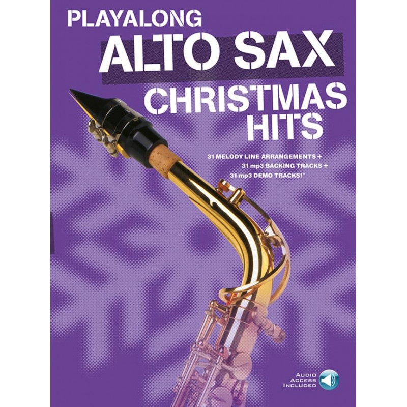 Playalong Alto Sax: Christmas Hits (book/Download Card)
