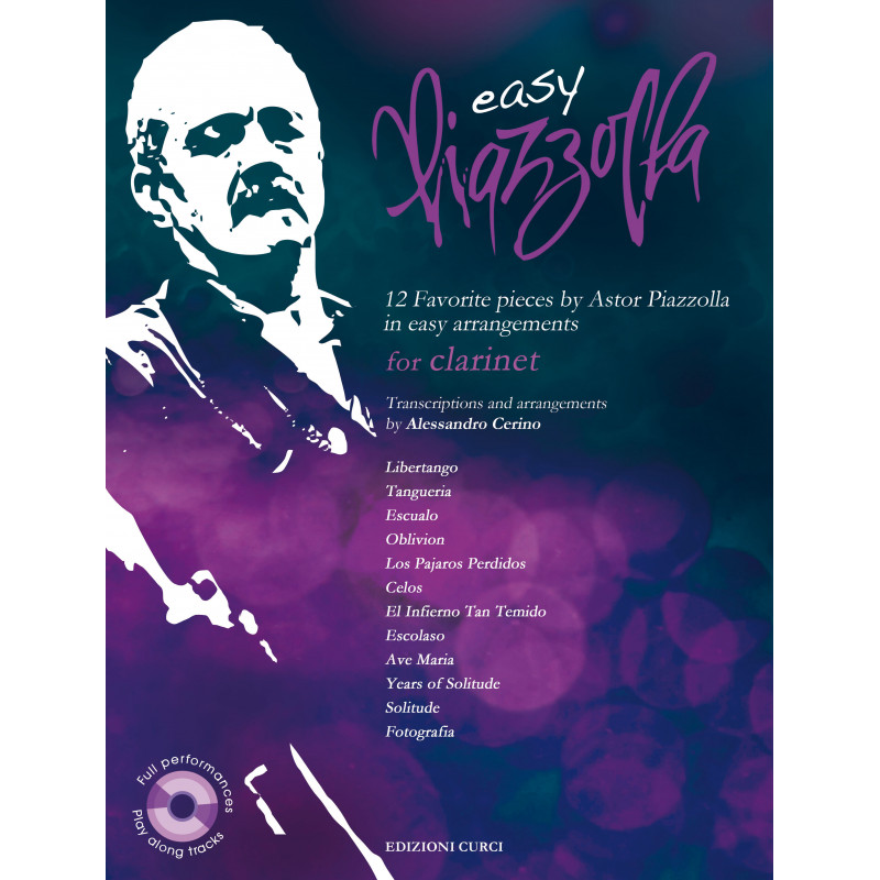 Easy Piazzolla - For Clarinet  (libro/CD MP3)