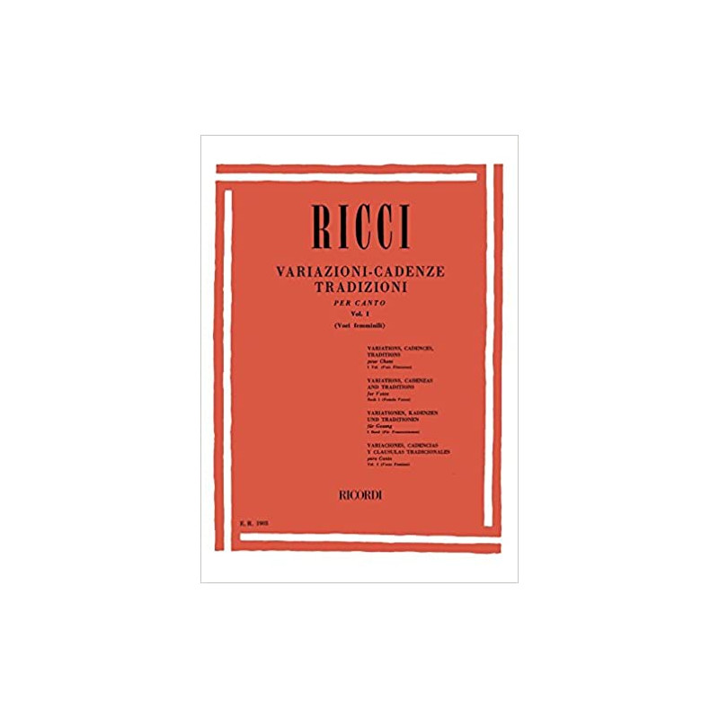 Variazioni - Cadenze - Tradizioni (Voci miste) Appendice