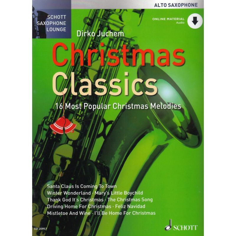 Christmas Classics alto sax, christmas song saxophone