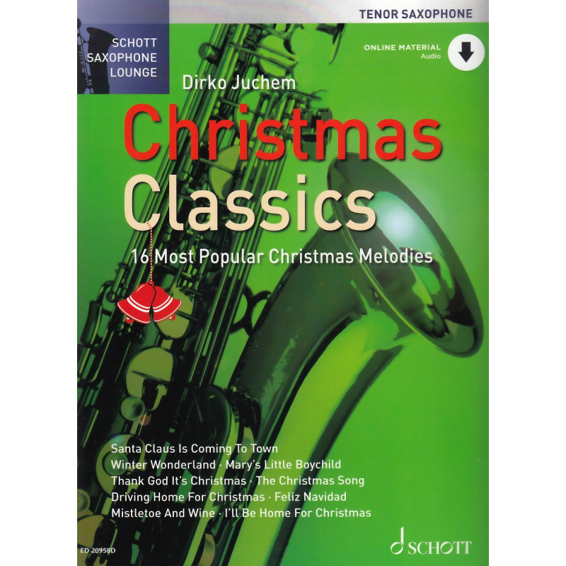 Christmas Classics for Tenor Saxophone (book/CD play-along)