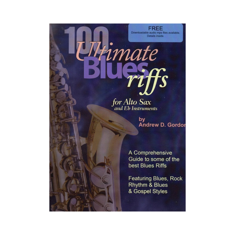 100 Ultimate Blues Riffs for Sax (book/CD)