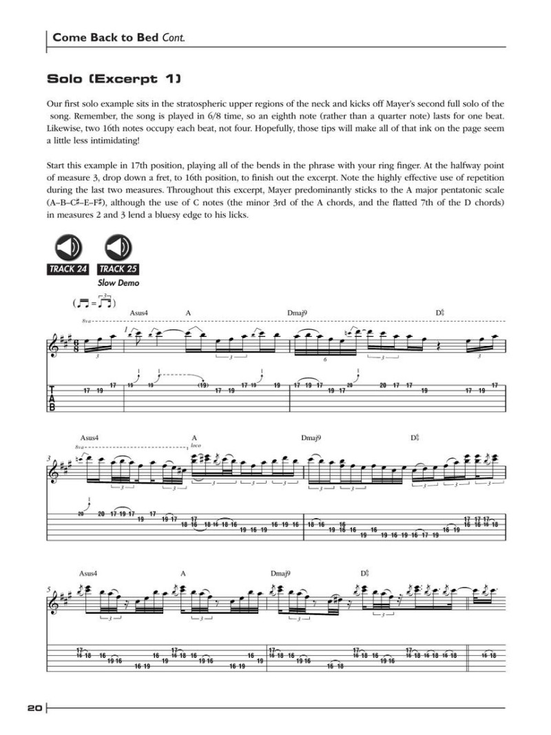 John Mayer Legendary Licks (book/CD)