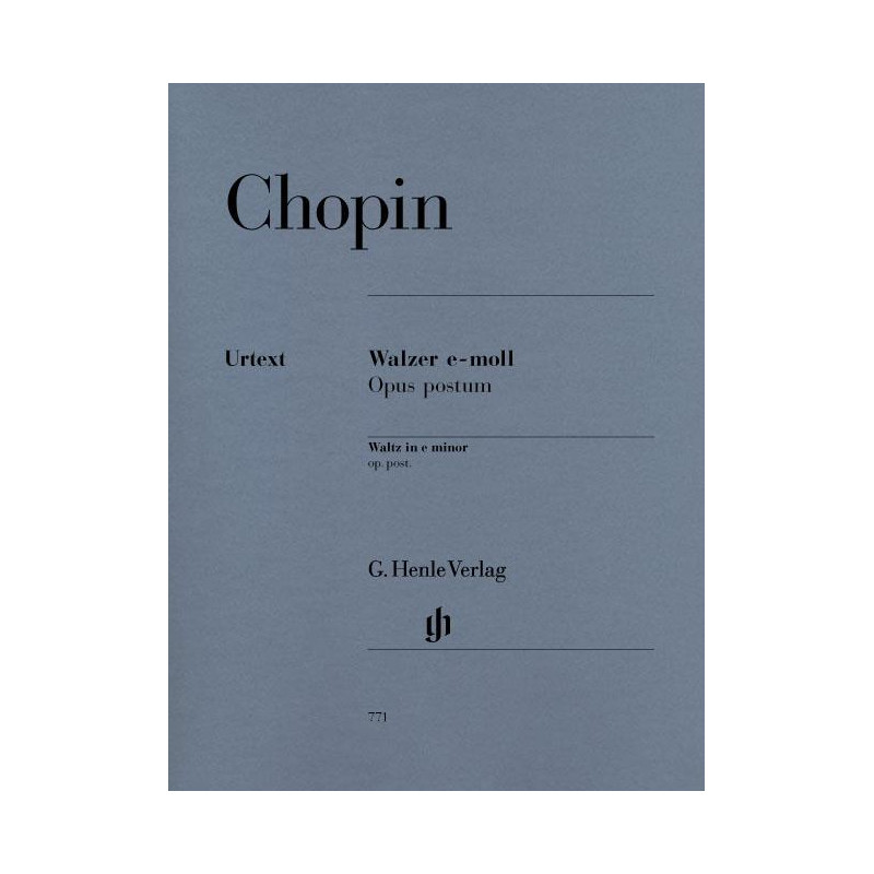 Chopin - Walzer E-Moll Opus Postum