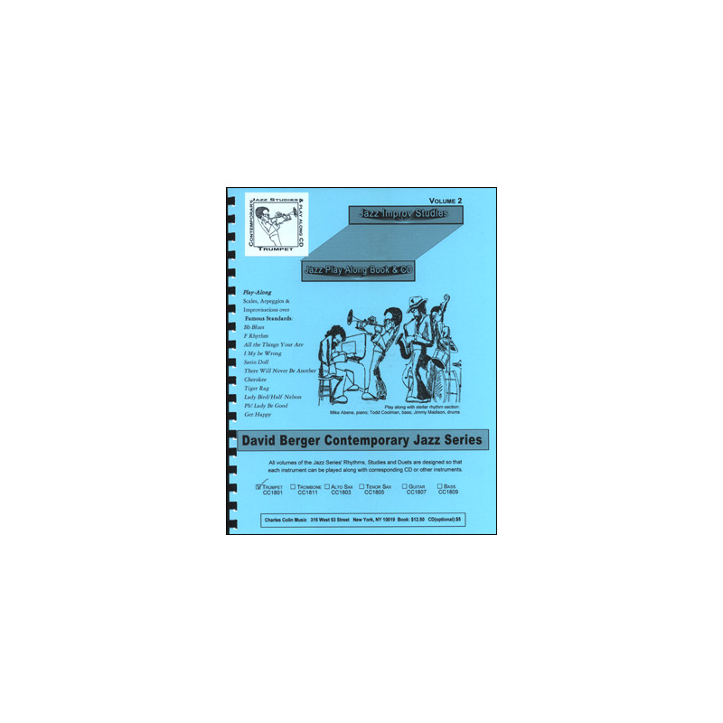 Contemporary Jazz Series: Jazz Improv Studies - Volume 2