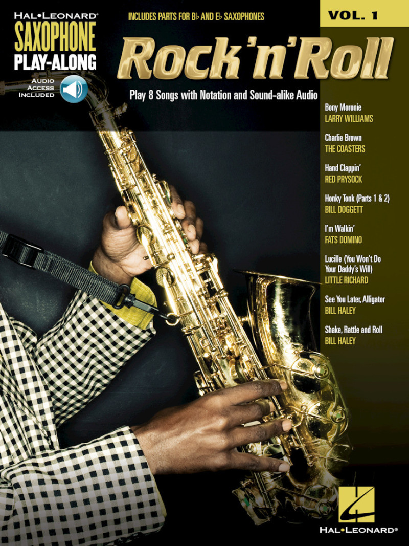 Rock 'n' Roll: Saxophone Play-Along Volume 1 (book/CD)