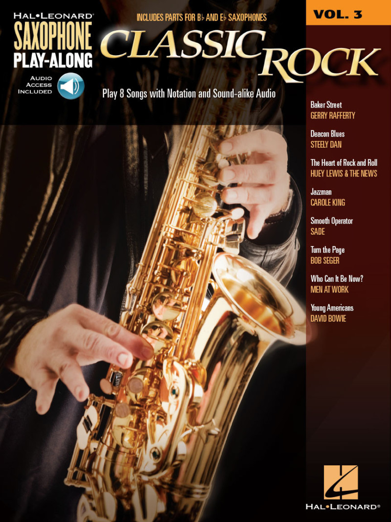 Classic Rock: Saxophone Play-Along Volume 3 (book/CD)