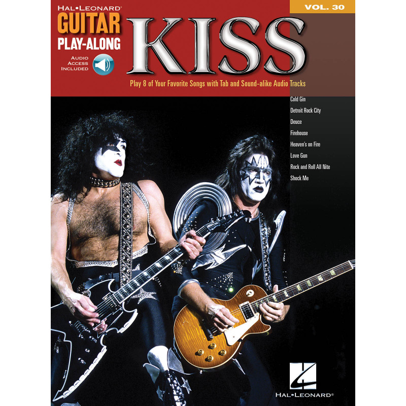 The Kiss: Guitar Play-Along Volume 30 (book/CD)