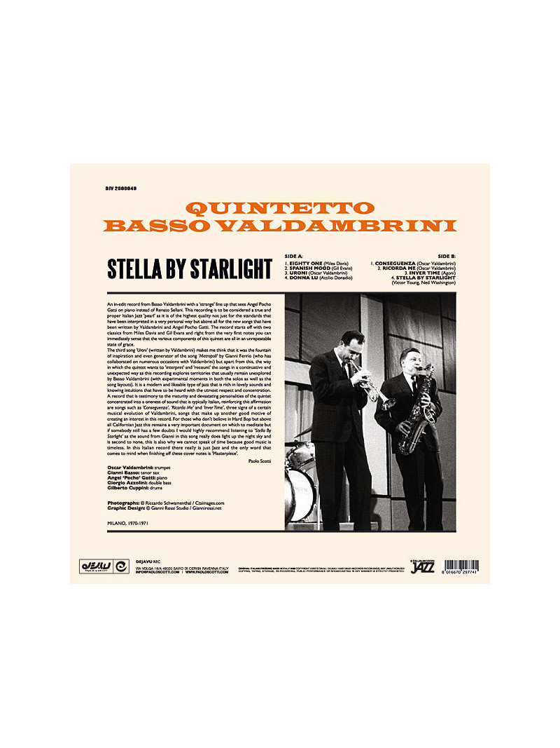 Gianni Basso, Oscar Valdambrini - Stella By Starlight (CD)