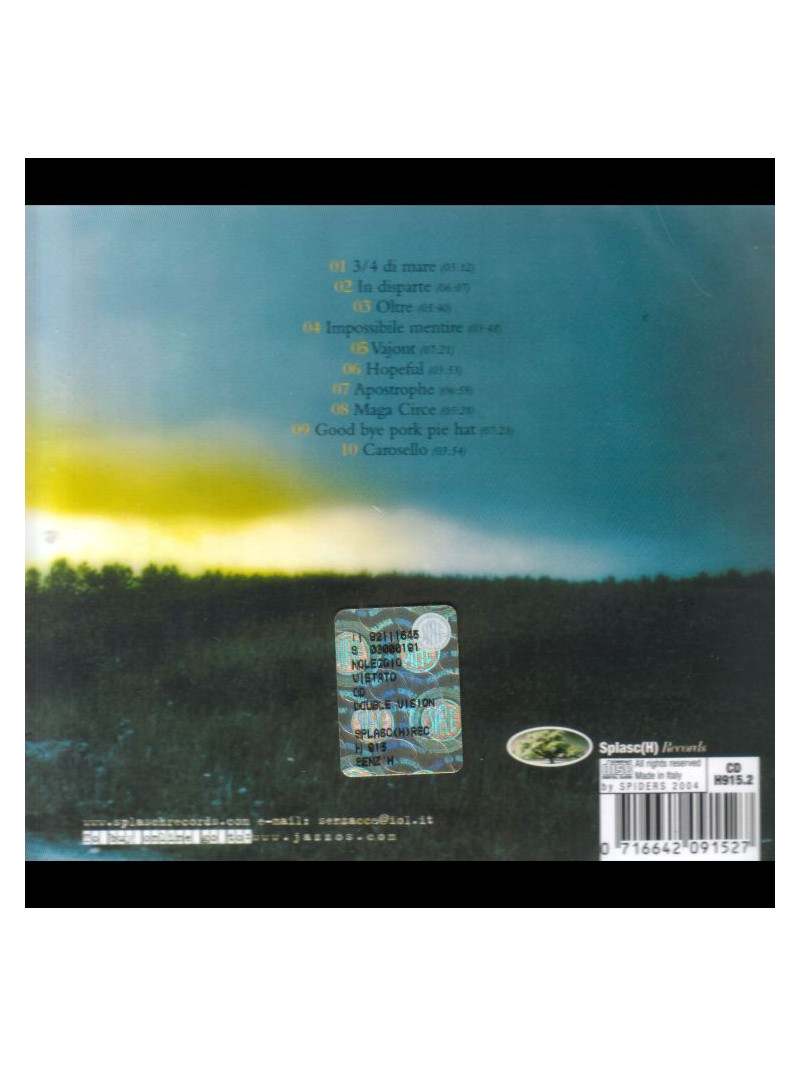Alex Rolle, Daniele Tione Double Vision (CD)