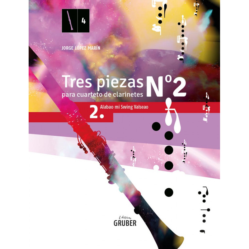 Tres Piezas N°2 - 2. (saxophone quartet)