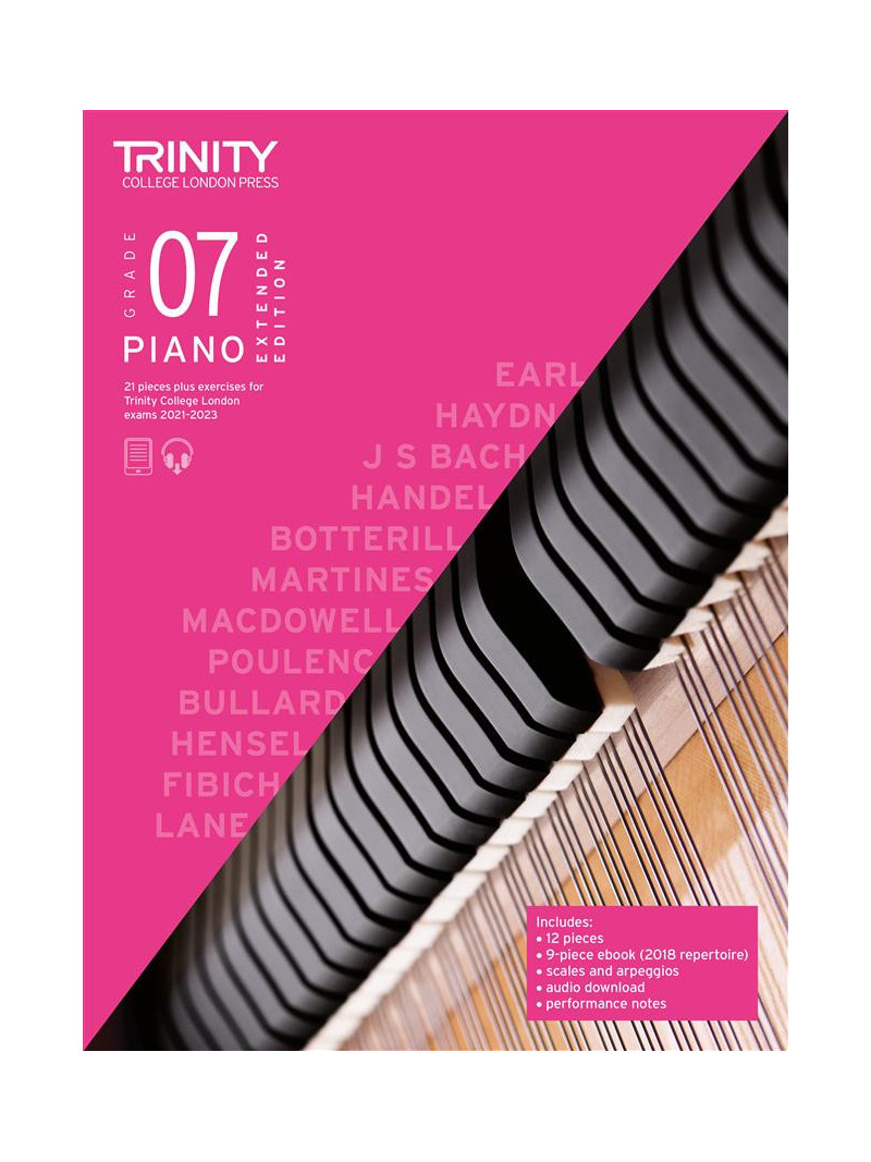 Piano Exam Pieces & Exercises 2021-2023 Grade 7 (book/Audio Online)