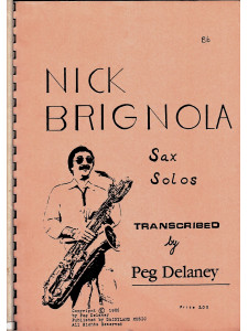 Nick Brignola - Sax Solos (Bb Edition)