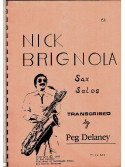 Nick Brignola - Sax Solos (Bb Edition)