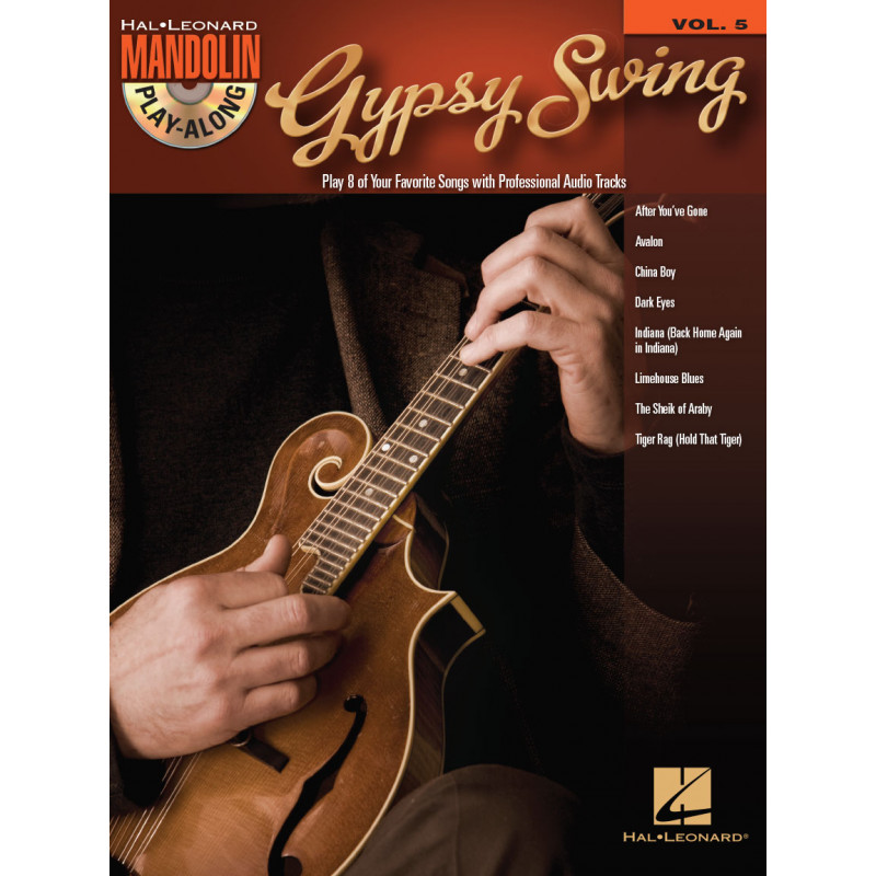 Gypsy Swing : Mandolin Play-Along Volume 5 (book/CD)