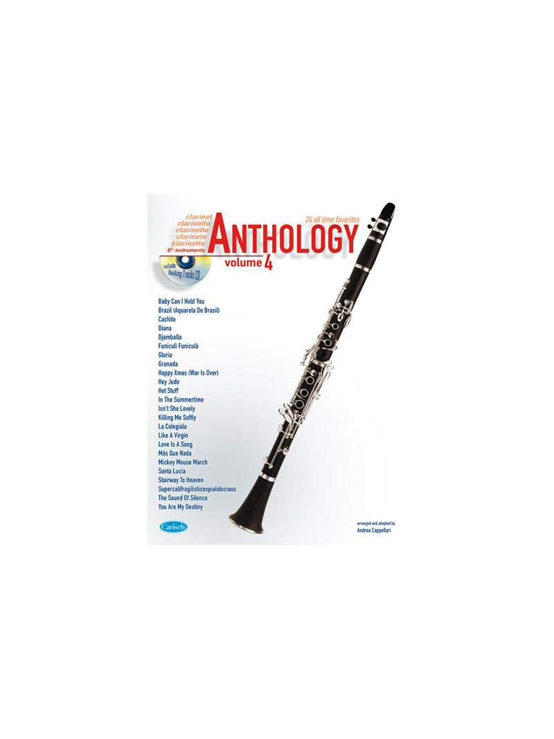 Anthology: 24 All Time Favorites Clarinet 4 (libro/CD)