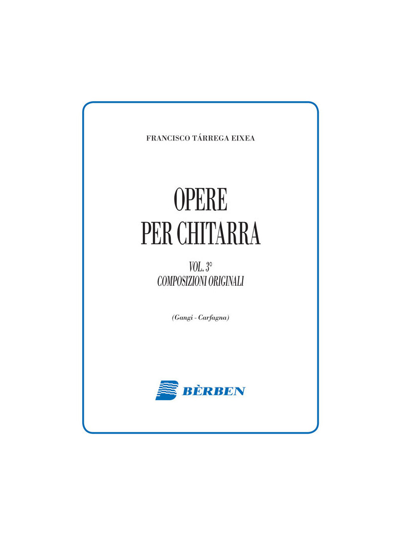 Tarrega - Opere per chitarra - Vol.3