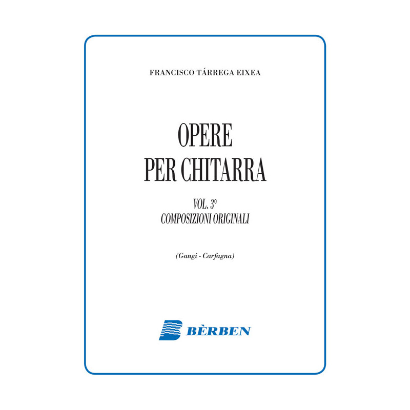 Tarrega - Opere per chitarra - Vol.3