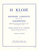 Methode Complete Pour Tous Les Saxophones
