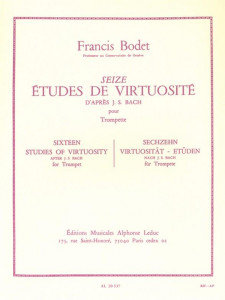16 Etudes de Virtuosite d'apres Bach (Trompete)