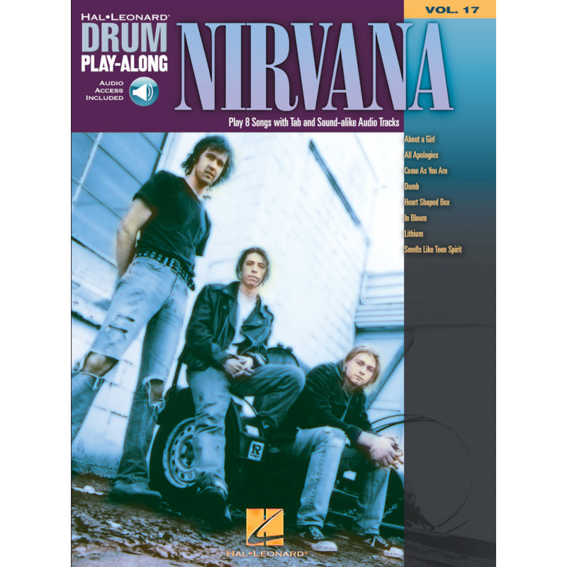 Drum Play-Along Volume 17: Nirvana (bookCD)