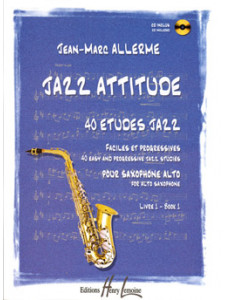 Jazz Attitude Alto Sax Book 1 (book/CD)