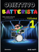 Obiettivo Batteria - Volume 1 (libro/basi audio online