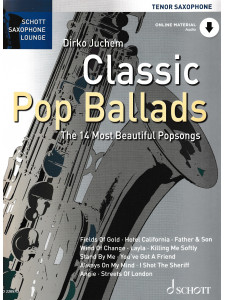 Classic Pop Ballads For Tenor Saxophone (book/Audio Online)