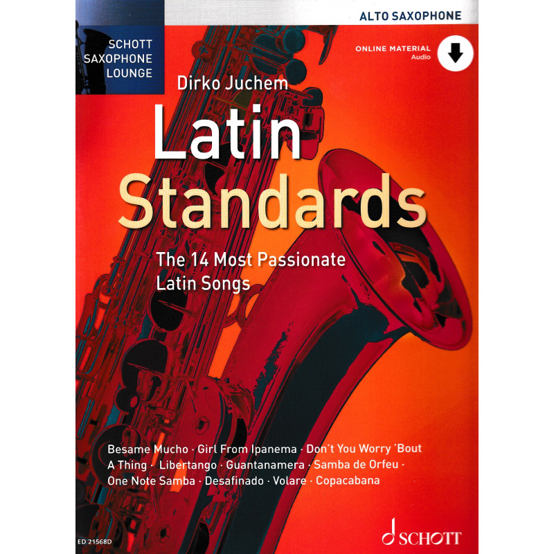 Latin Standards For Saxophone (book/CD Play-Along)