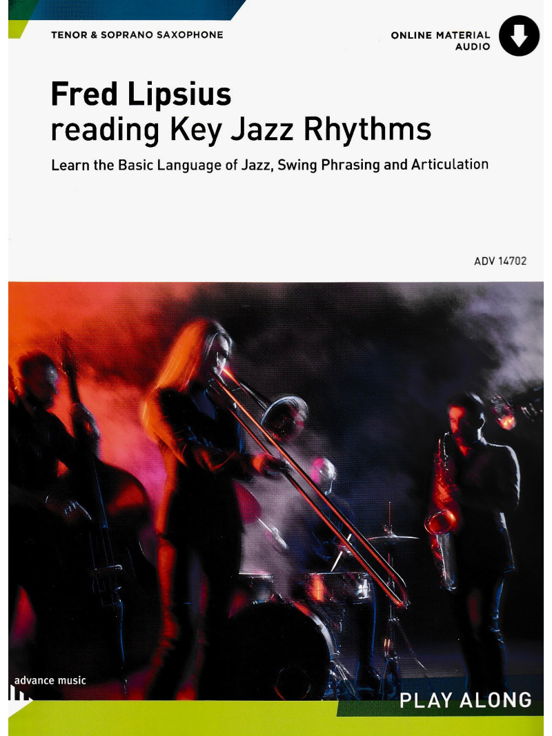 Reading Key Jazz Rhythms for Tenor Sax (book/CD play-along)
