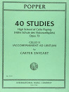 40 Studies (High School of Cello Playing) Op 73