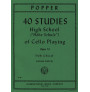 40 Studies - High School of Cello playing op 73