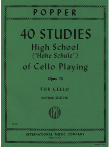 40 Studies (High School of Cello Playing) Op 73