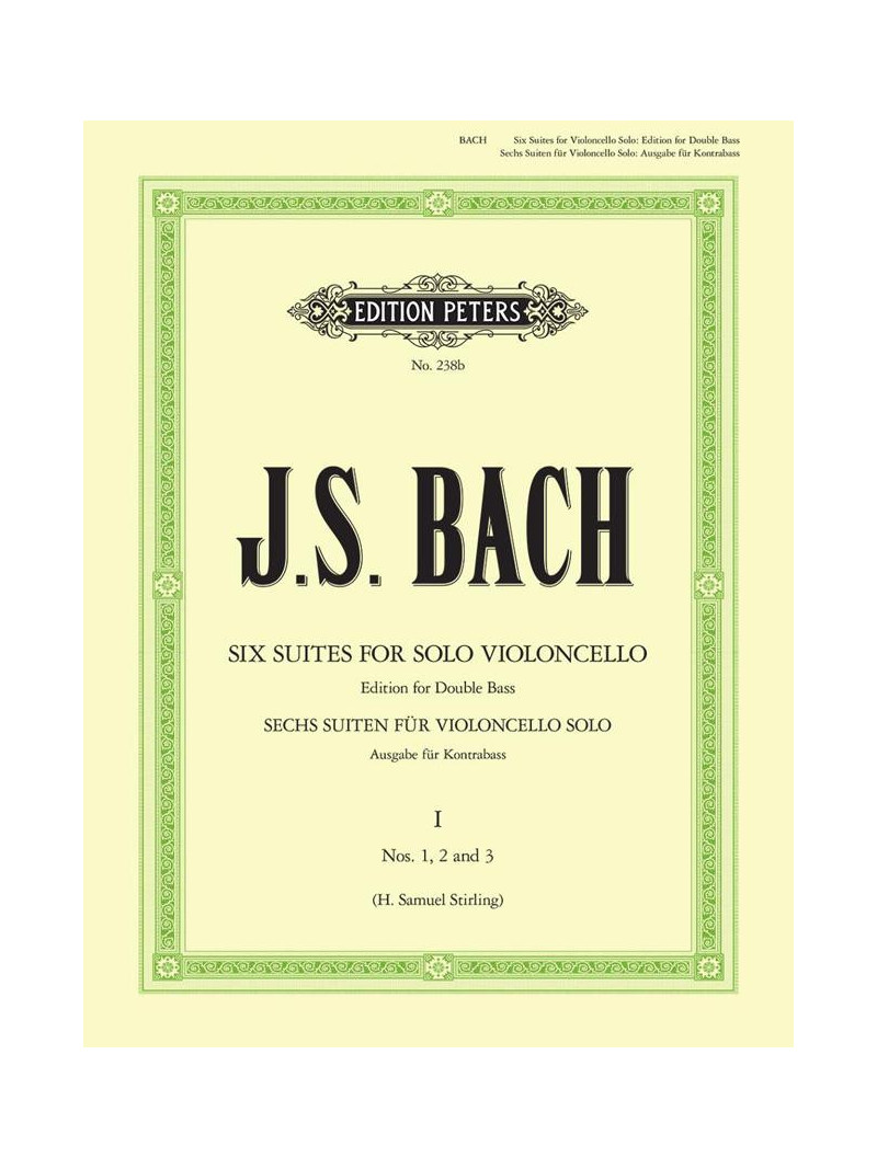 Six Suites For Solo Cello BWV 1007-1012 (For Double Bass)