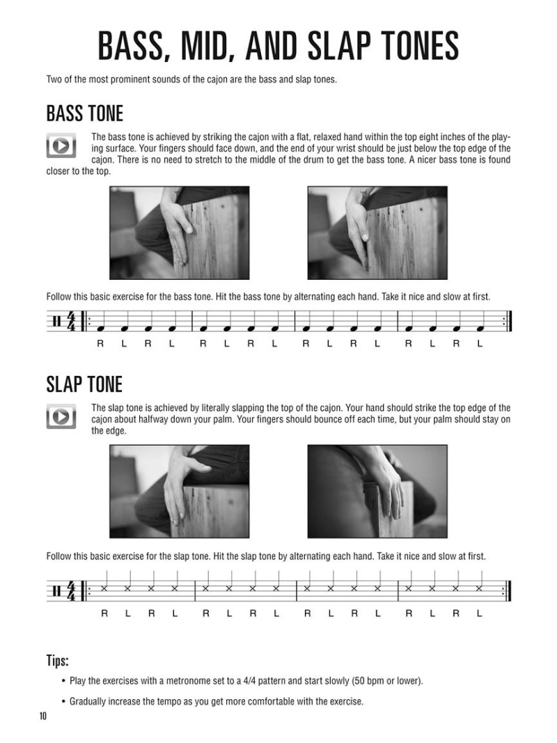 Hal Leonard Cajon Method (book/Video Online)