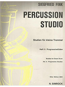 Percussion Studio Studies for Snare Drum Vol.3
