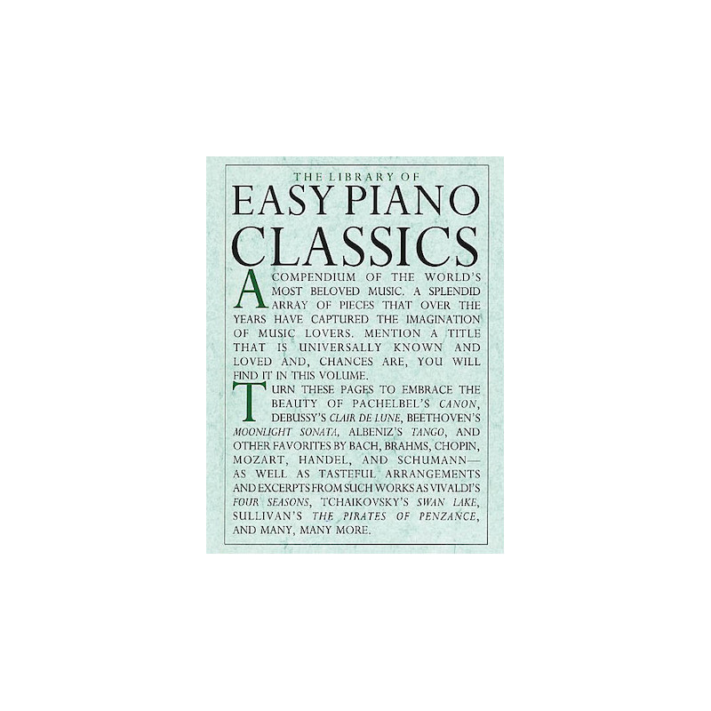 Library of Easy Piano Classics 1