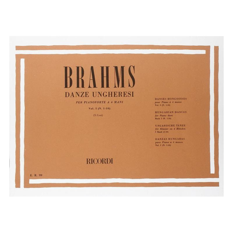 Danze Ungheresi Volume I: Nn. 1 - 10