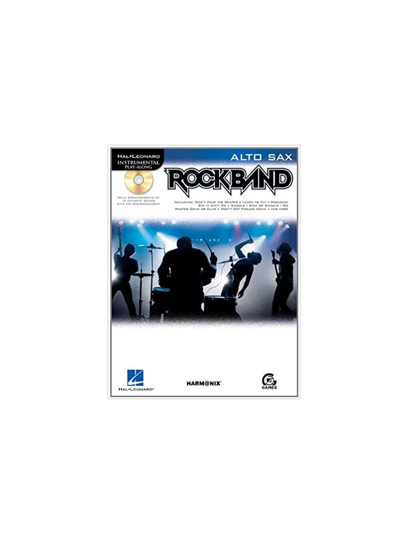Rock Band for Alto Sax (book/CD play-along)