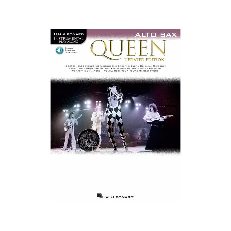Queen - Instrumental Play-Along for Alto Saxophone (Book/CD)