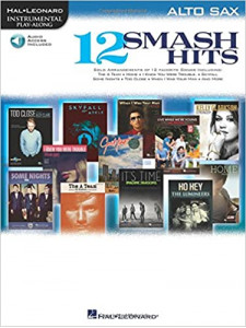 12 Smash Hits - Instrumental Play-Along for Alto Sax (book/CD)