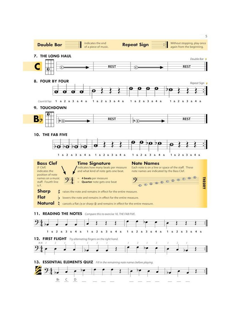 Essential Technique for Band 2000 – Electric Bass Book 1 (book/DVD)
