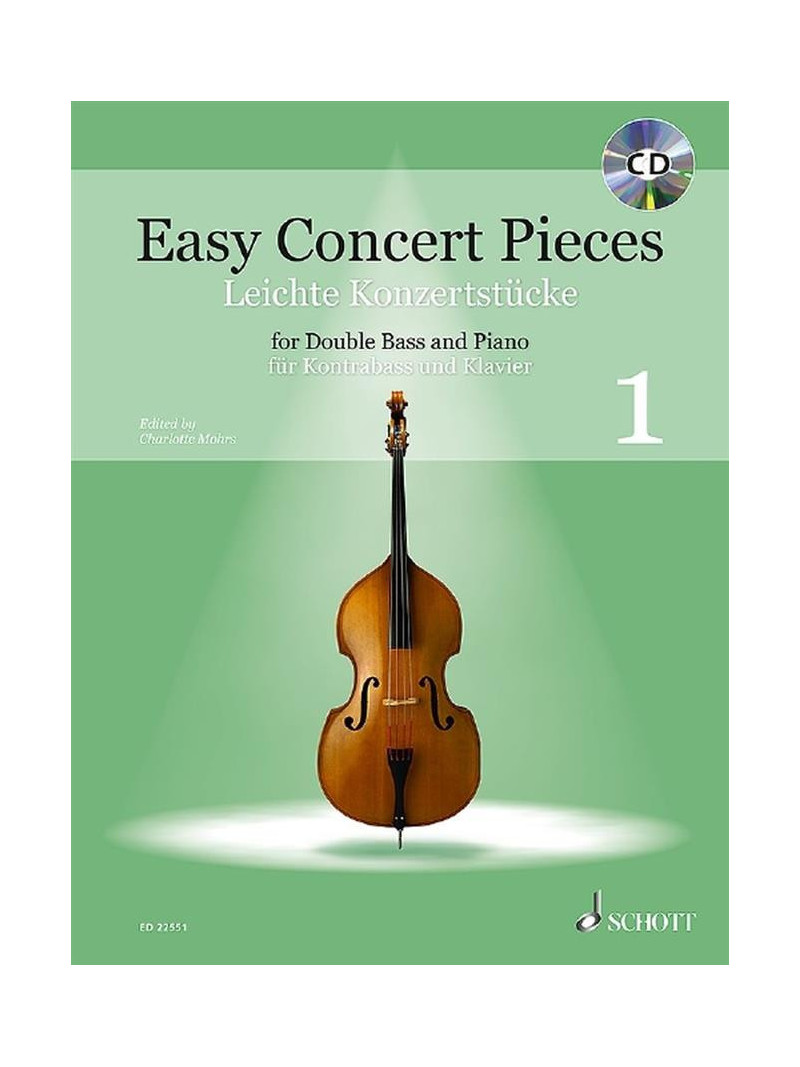Easy Concert Pieces (double bass and piano) Book 1 (with CD)