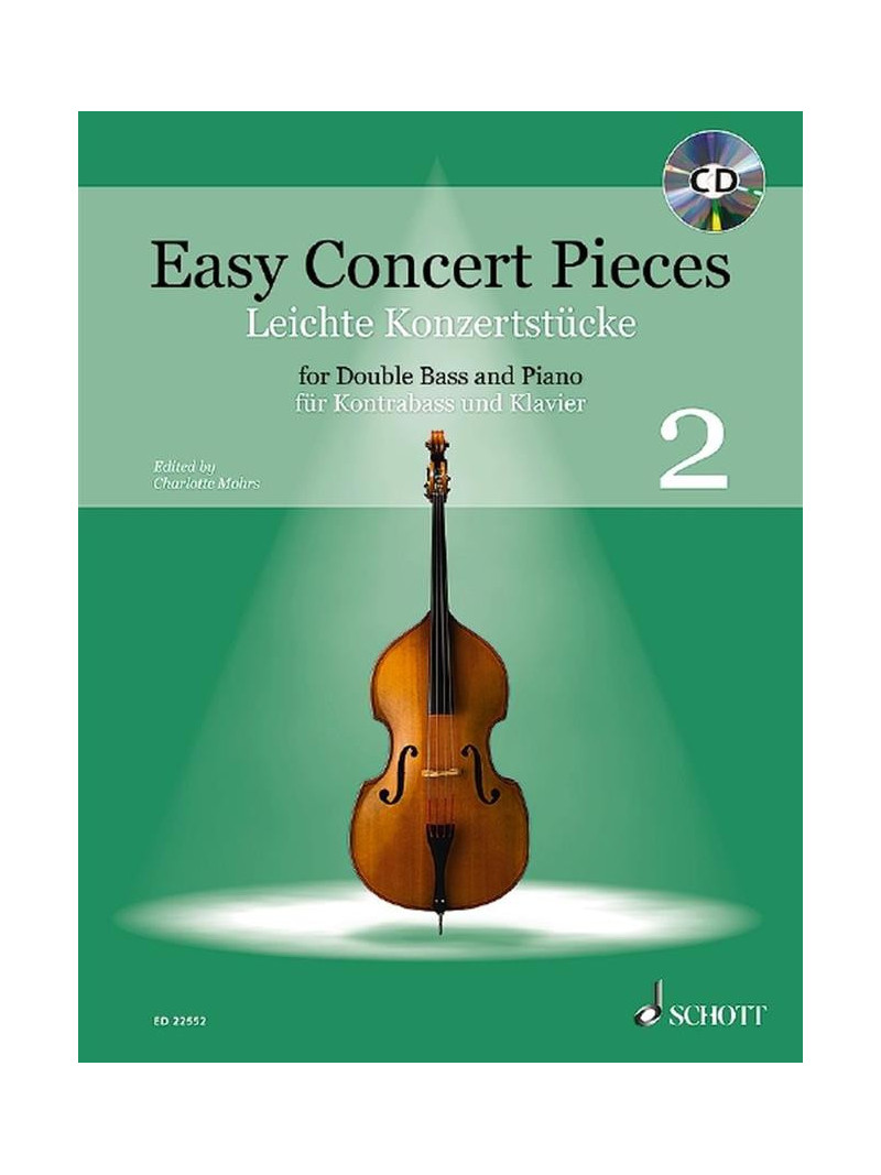 Easy Concert Pieces (double bass and piano) Book 2 (with CD)