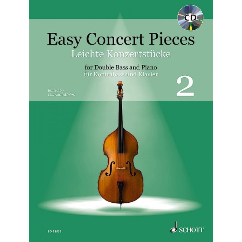 Easy Concert Pieces (double bass and piano) Book 2 (with CD)