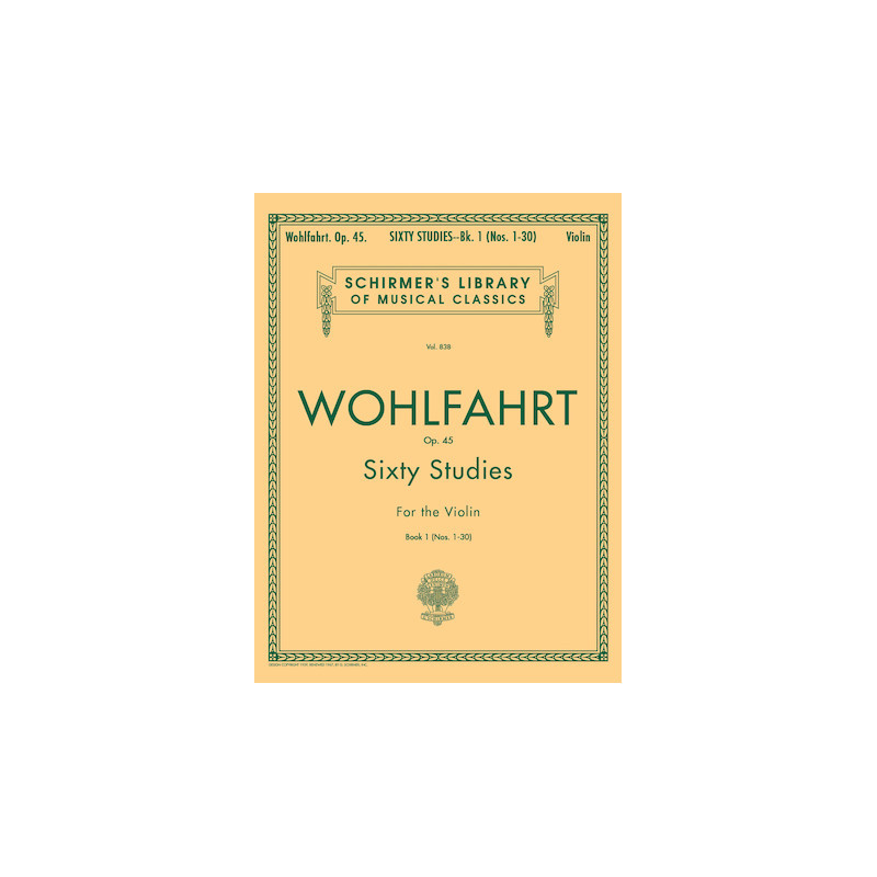Wohlfahrt - 60 Studies, Op. 45 - Book 1 (Violin)