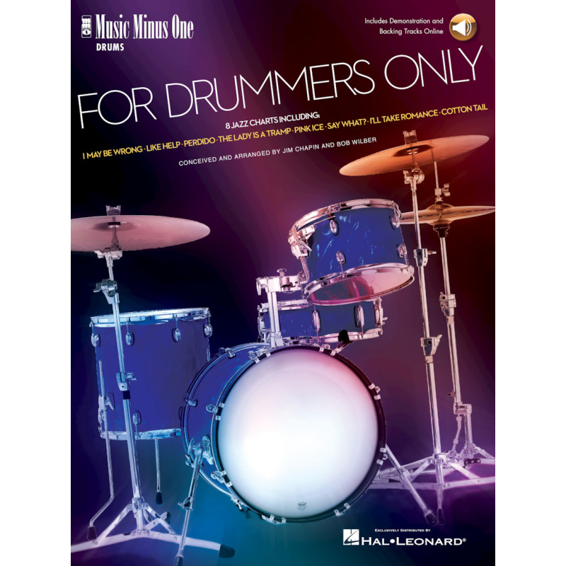 For Drummers Only -  Music Minus One Drum(book/Audio Online)