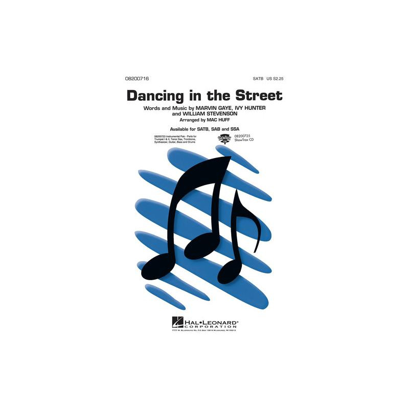 Dancing in the Street choral SAB, Pop Choral sab