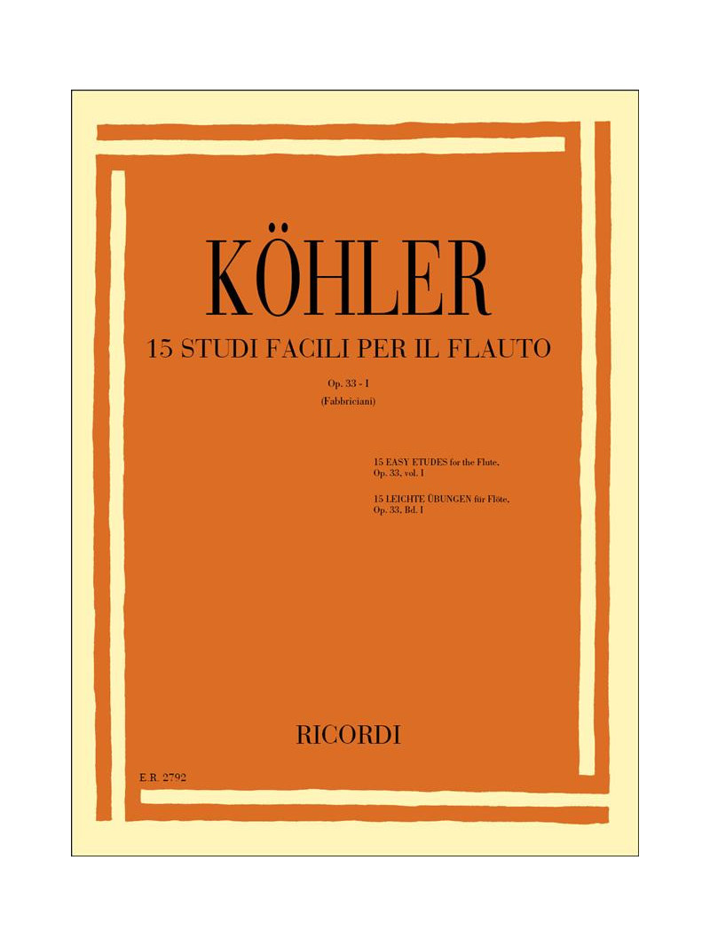15 Studi facili per il flauto